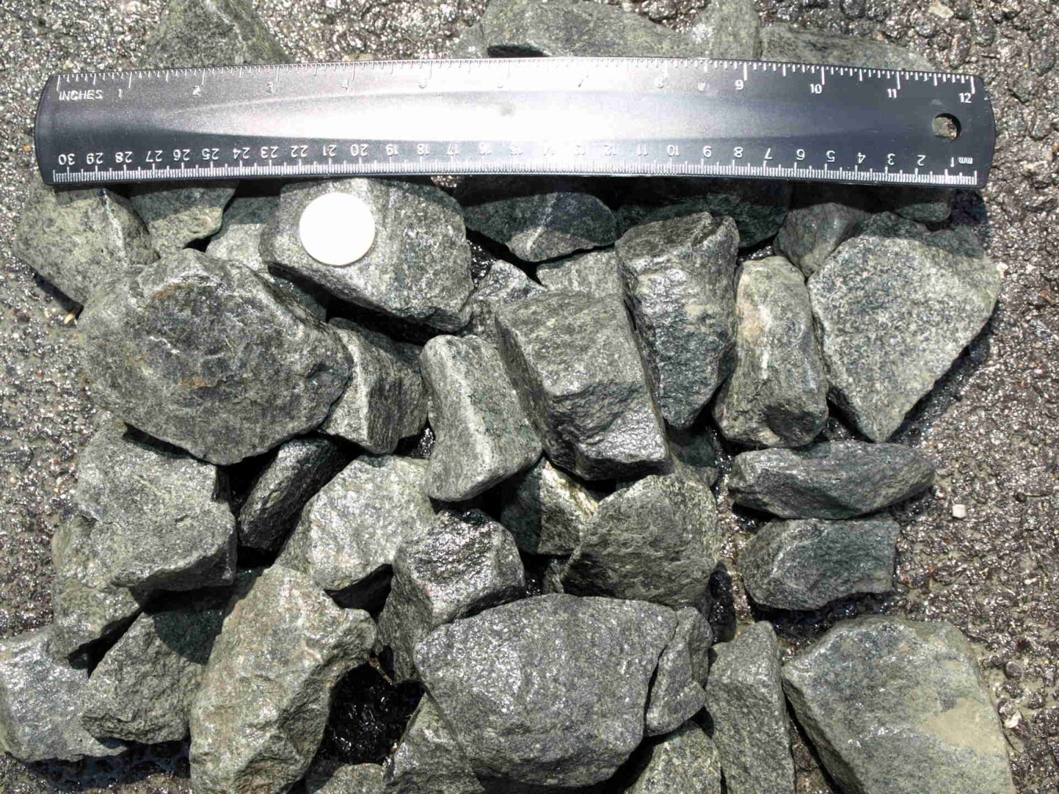 2" Trap Rock Ballast Railroad Ballast Shoreline Aggregate