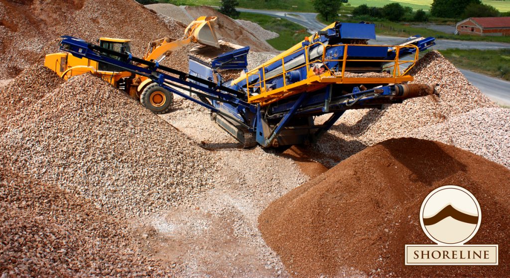 Aggregate Delivery - Shoreline’s material sourcing strategically located for quick, cost-effective delivery