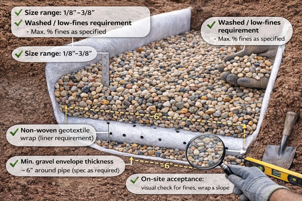 Birdseye Pea Gravel Sizes Chart